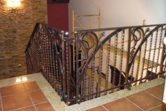 Escalera de forja